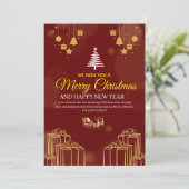 Unique Christmas Invitation Designs – Creativity Einladung (Stehend Vorderseite)