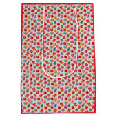 Unique Christmas Pattern Place on Mittlere Geschenktüte (Rückseite)