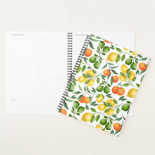 Unique Citrus Fruit Planner Journal Planer (Anzeige)