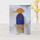 Unique Collage Earth Mama Belle Blank Card Karte (Gelbe Blume)