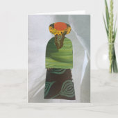 Unique Collage Earth Mama Cate Blank Karte (Vorderseite)