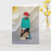 Unique Collage Earth Mama Cedar Blank Card Karte (Gelbe Blume)