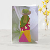 Unique Collage Earth Mama Shana Blank Karte (Gelbe Blume)