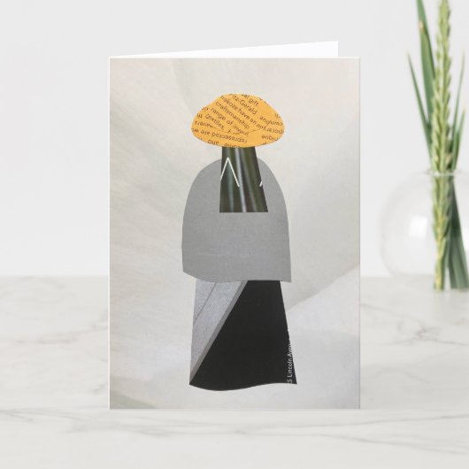 Unique Collage Earth Mama Vee Blank Card Karte (Vorderseite)