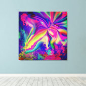 Unique Colorful Abstract Marble Liquified Wall Art Leinwanddruck (Insitu (Holzboden))