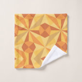 Unique Colorful Triangle Pattern Badhandtuch Set (Waschlappen)