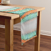Unique Colorful Triangle Pattern Kurzer Tischläufer (Beispiel)