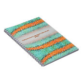 Unique Colorful Triangle Pattern & Quotes Notizblock (Rechte Seite)