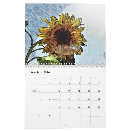 Unique Creative Photography Edit Originals Kalender (Mär 2026)