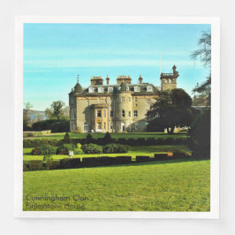 Unique Cunningham Scottish Clan Finlaystone House Serviette