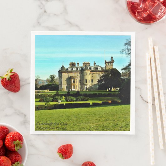Unique Cunningham Scottish Clan Finlaystone House Serviette (Beispiel)