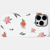 Unique Custom Floral Photo Case-Mate iPhone Hülle (Rückseite (Horizontal))