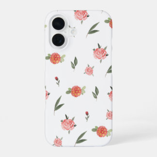 Unique Custom Floral Photo iPhone 16 Hülle