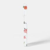 Unique Custom Floral Photo iPhone Hülle (Linke Seite)