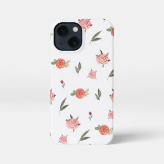 Unique Custom Floral Photo iPhone 13 Mini Hülle