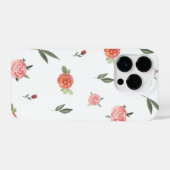 Unique Custom Floral Photo iPhone Hülle (Rückseite (Horizontal))