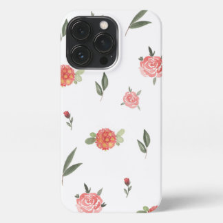 Unique Custom Floral Photo iPhone 13 Pro Hülle