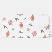 Unique Custom Floral Photo iPhone Hülle (Rückseite (Horizontal))