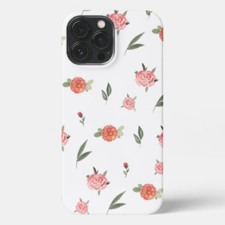 Unique Custom Floral Photo iPhone 13 Pro Max Hülle