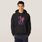Unique Cute Robot Valentines Day Hoodie (Vorne ganz)