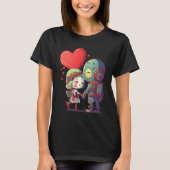 Unique Cute Zombie Valentines Day 1 T-Shirt (Vorderseite)