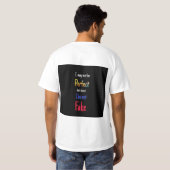Unique Design T - Shirt - [Design (Schwarz voll)