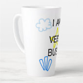 Unique Designs Iam Very Busy Milchtasse (Linke Ecke)