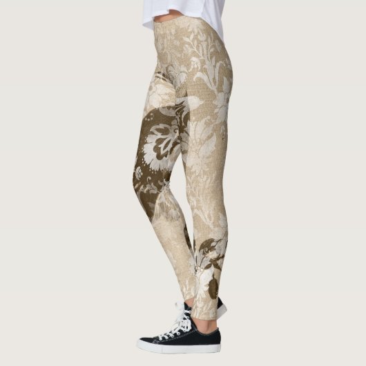 Unique Dessert Ephemera Camouflage Pattern Leggings (Links)