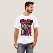 Unique Elephant Motivational and Inspiring Design T-Shirt (Vorne ganz)