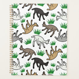 Unique Fainting Goats Planner Journal Planer