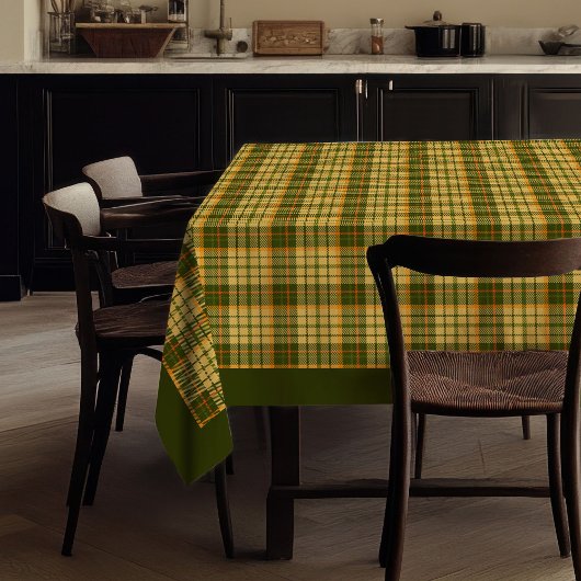 Unique Fall Autumn Tablecloth Elegant Checkered Tischdecke