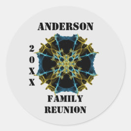 Unique Family Runion Celestial Umschlag Aufkleber