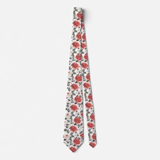 Unique Fathers Day Gift Rose Krawatte (Vorderseite)
