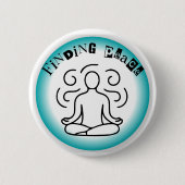Unique Finding Peace Art Designs - Happy Shopping Button (Vorderseite)