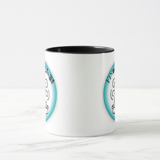Unique Finding Peace Art Designs - Happy Shopping Tasse (Zentrum)