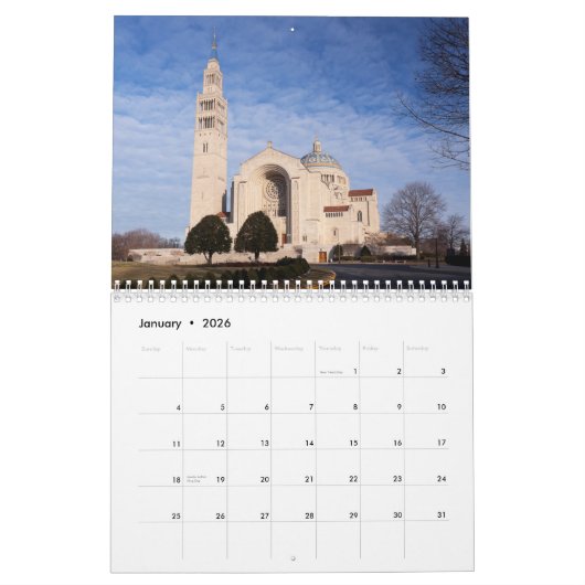 Unique Fine Art Washington DC 2023 Kalender (Jan 2026)