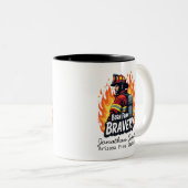 Unique Firefighter or Fireman Gift Zweifarbige Tasse (VorderseiteRechts)