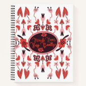 Unique FloralDesign Notizblock (Vorderseite)