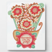 Unique FloralDesign Style Fotoplatte (Vorderseite)