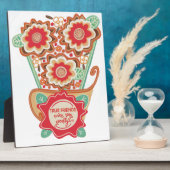 Unique FloralDesign Style Fotoplatte (Seite)