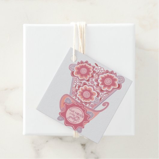 Unique FloralDesign Style Geschenkanhänger (Beispiel)