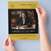 Unique Flyer Design for Product Promotions (Hand)