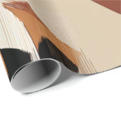 Unique Forest Animal All-Occasion Gift Wrap Geschenkpapier (Rolleneckpunkt)