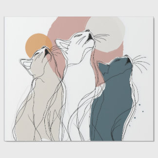 Unique Forest Animal All-Occasion Gift Wrap Geschenkpapier