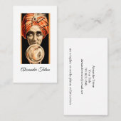 Unique Fortune Teller Crystal Ball Telefonnummerkarte (Vorne/Hinten)