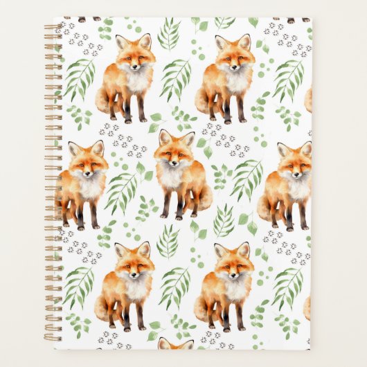Unique Fox Planner Journal Planer (Vorderseite)
