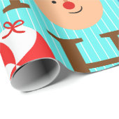 Unique Fun Colorful Christmas Geschenkpapier (Rolleneckpunkt)