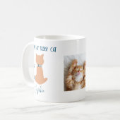 Unique Fun Love My Tabby Cat Mug Kaffeetasse (Vorderseite Links)