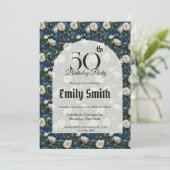 Unique Gardenias Accent 20Th Birthday Einladung (Stehend Vorderseite)