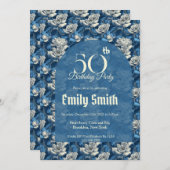 Unique Gardenias Aesthetic 60Th Birthday Einladung (Vorne/Hinten)